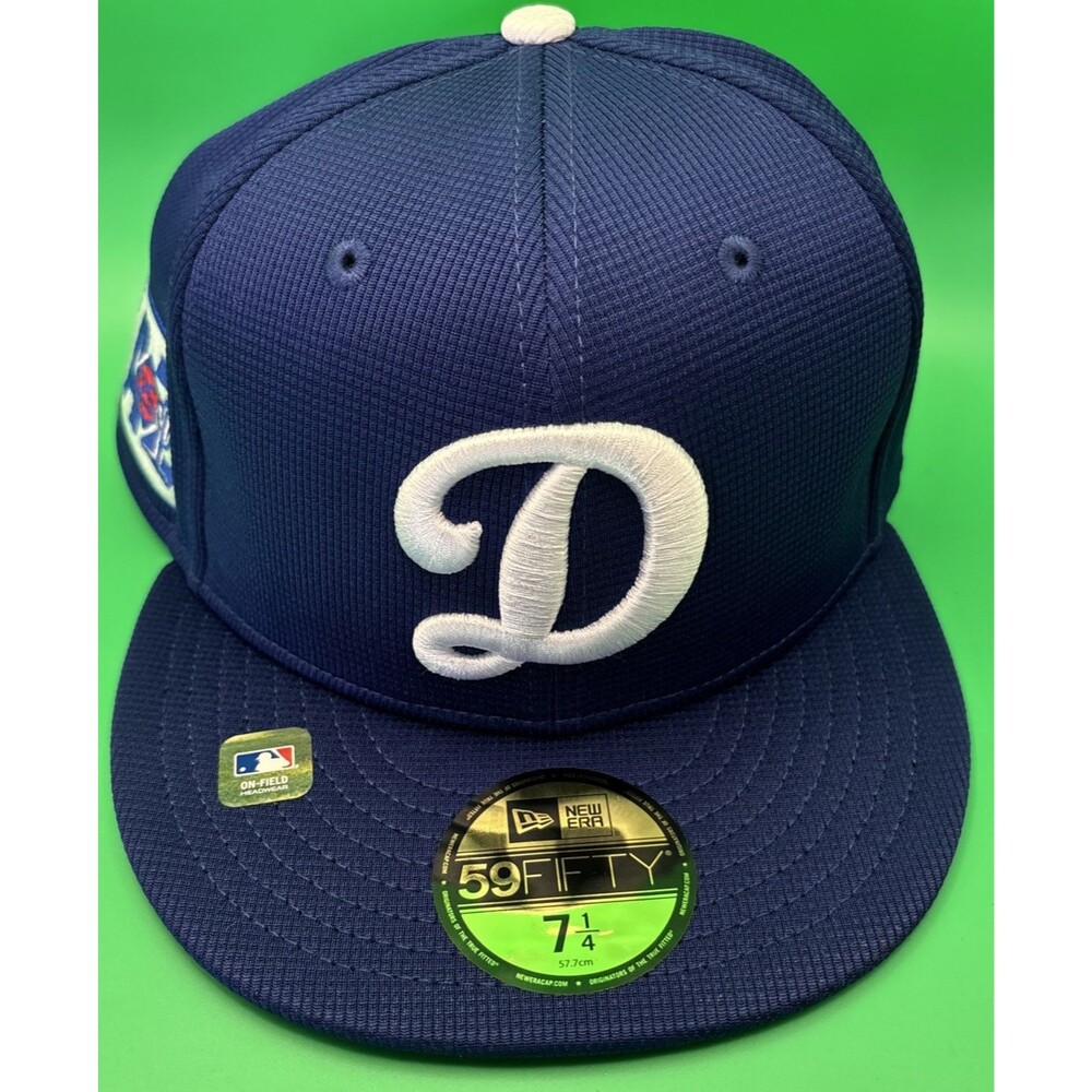 New Era LA Dodgers Spring Training 2025 59Fifty Fitted Hat 7 1/4 Script D Cap